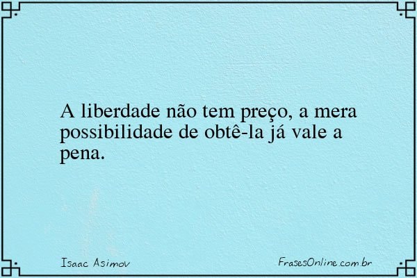 Frase de Isaac Asimov