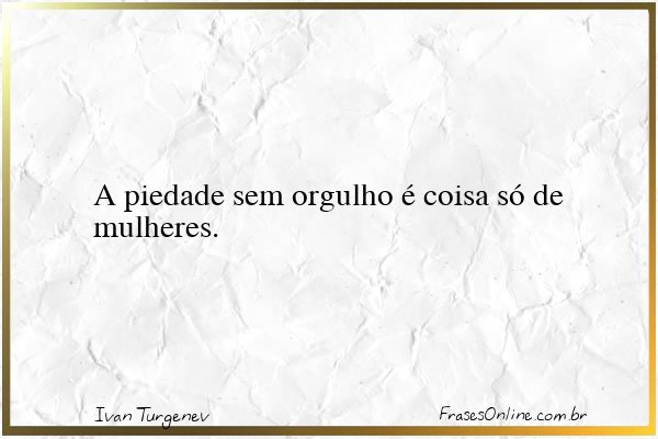 Frase de Ivan Turgenev