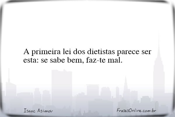 Frase de Isaac Asimov