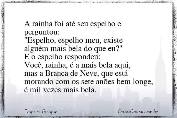 Frase de Irmãos Grimm
