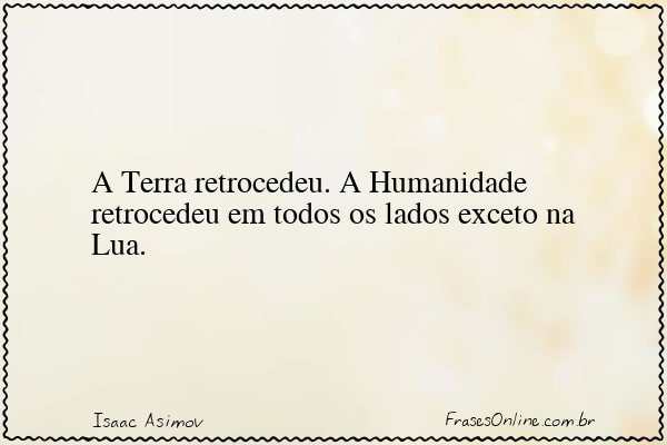 Frase de Isaac Asimov