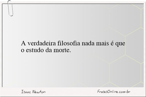 Frase de Isaac Newton