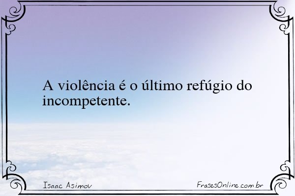 Frase de Isaac Asimov