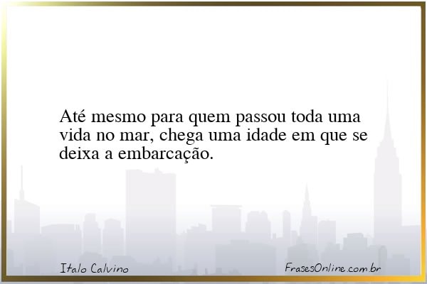 Frase de Italo Calvino