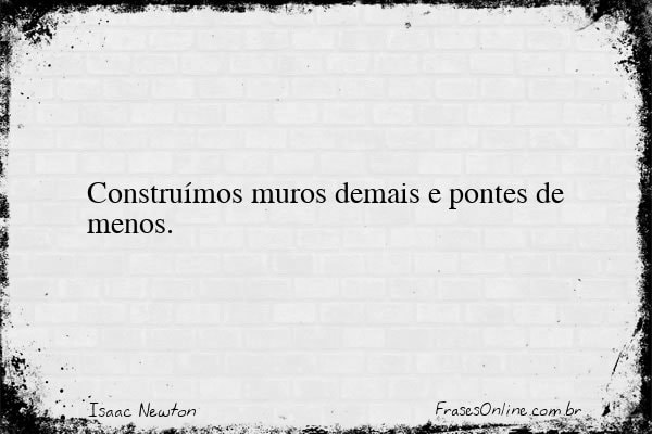 Frase de Isaac Newton