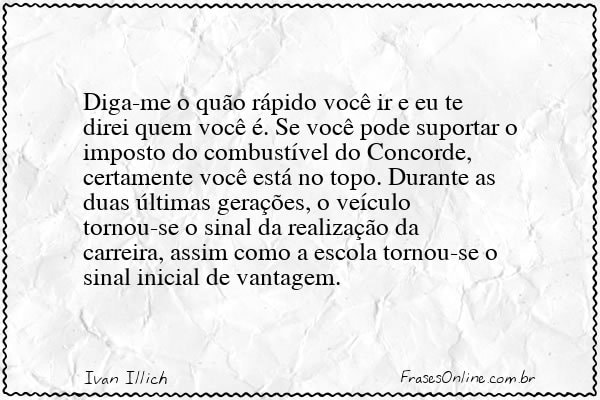 Frase de Ivan Illich