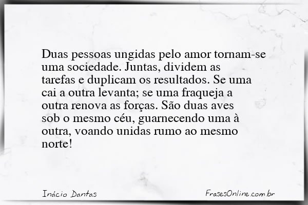 Frase de Inácio Dantas