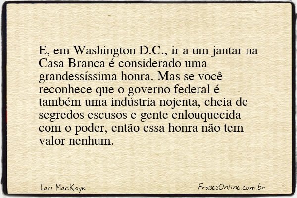 Frase de Ian MacKaye