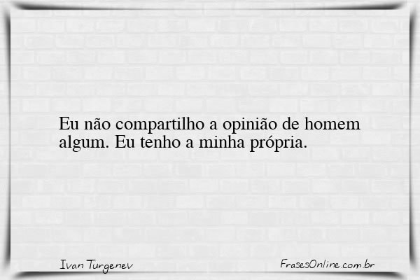 Frase de Ivan Turgenev