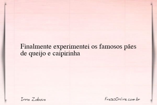 Frase de Inna Zobova