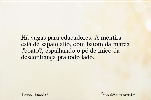 Frase de Ivone Boechat