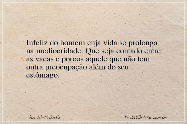 Frase de Ibn Al-Mukafa