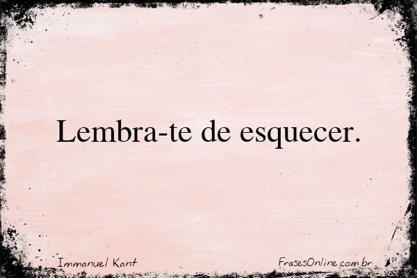 Frase de Immanuel Kant