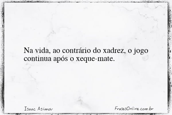 Frase de Isaac Asimov