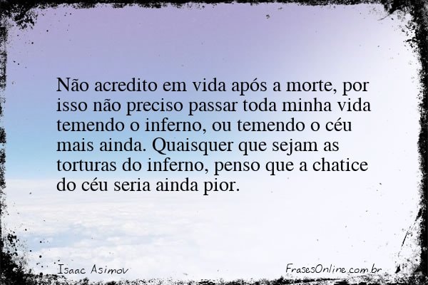 Frase de Isaac Asimov