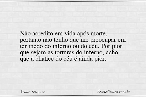 Frase de Isaac Asimov
