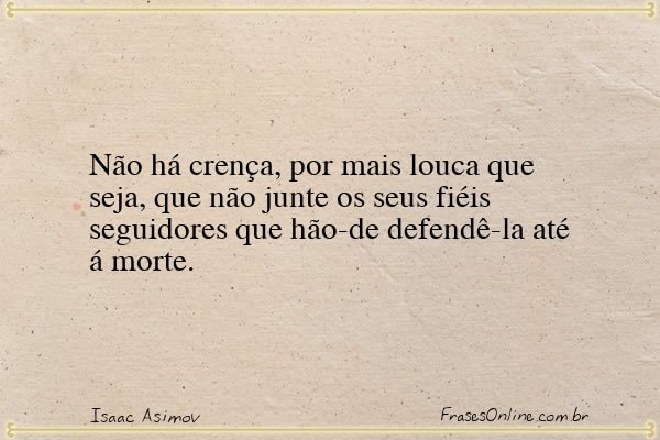 Frase de Isaac Asimov