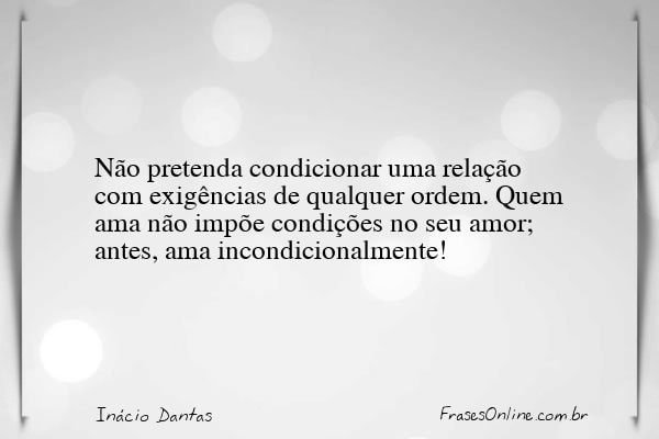 Frase de Inácio Dantas