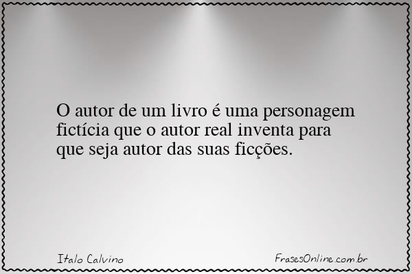 Frase de Italo Calvino