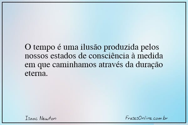 Frase de Isaac Newton