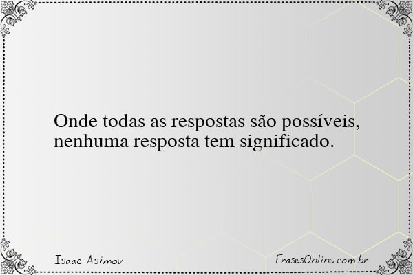 Frase de Isaac Asimov