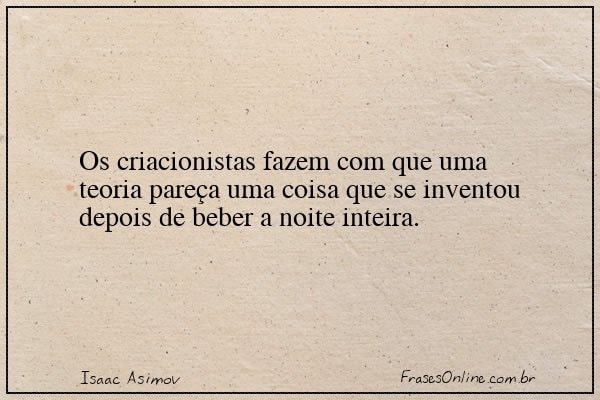 Frase de Isaac Asimov