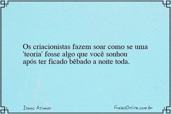 Frase de Isaac Asimov