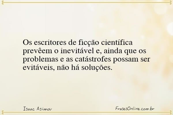Frase de Isaac Asimov