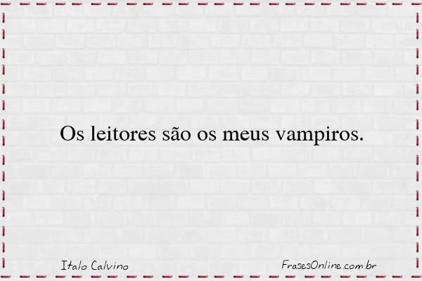 Frase de Italo Calvino