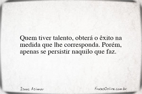 Frase de Isaac Asimov