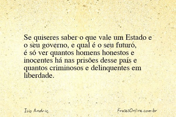 Frase de Ivo Andric