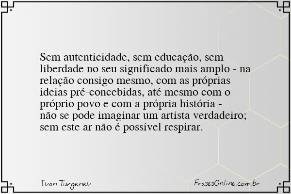 Frase de Ivan Turgenev