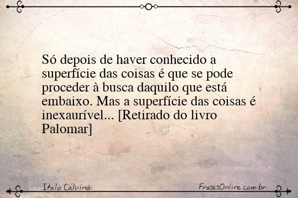 Frase de Italo Calvino