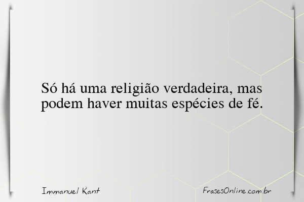 Frase de Immanuel Kant