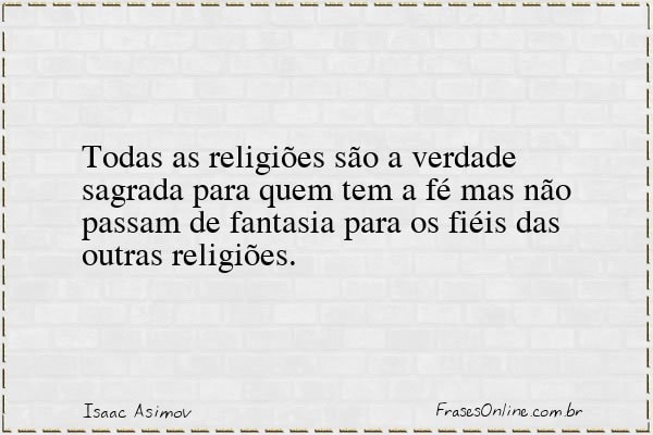 Frase de Isaac Asimov