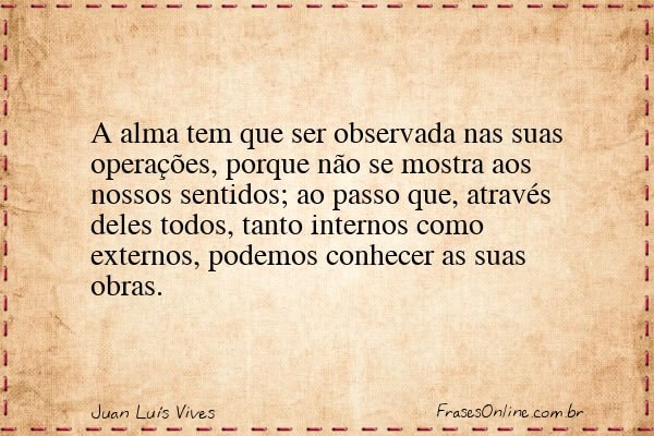 Frase de Juan Luís Vives