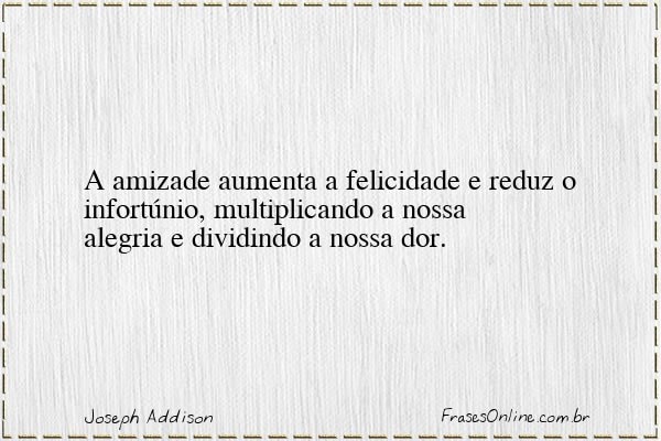 Frase de Joseph Addison