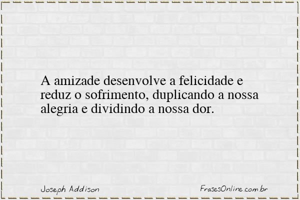 Frase de Joseph Addison