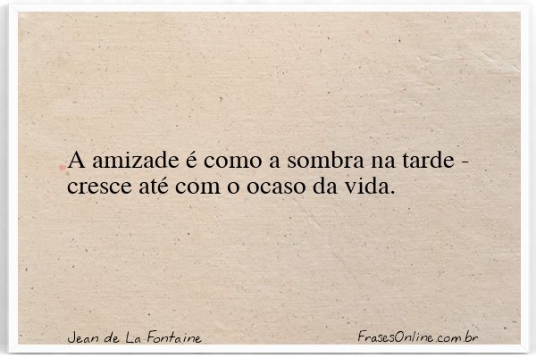 Frase de Jean de La Fontaine