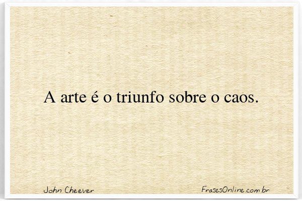 Frase de John Cheever
