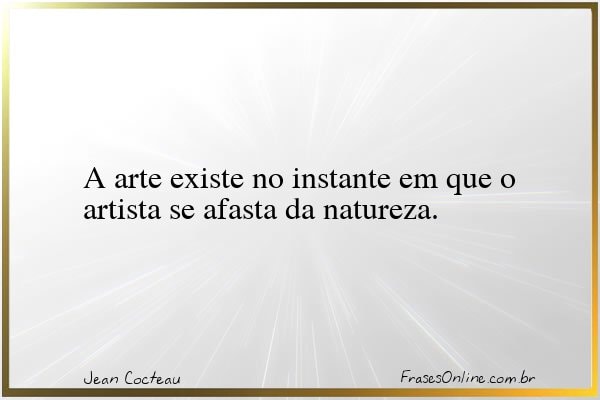 Frase de Jean Cocteau