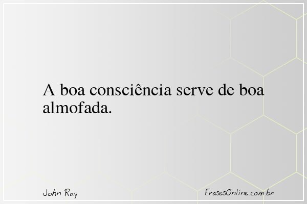 Frase de John Ray