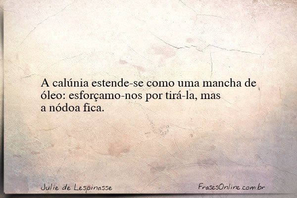 Frase de Julie de Lespinasse