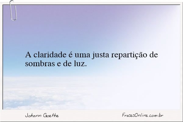 Frase de Johann Goethe