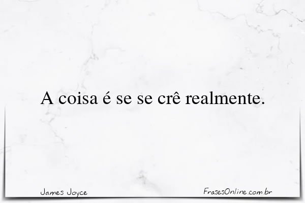 Frase de James Joyce