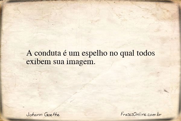 Frase de Johann Goethe