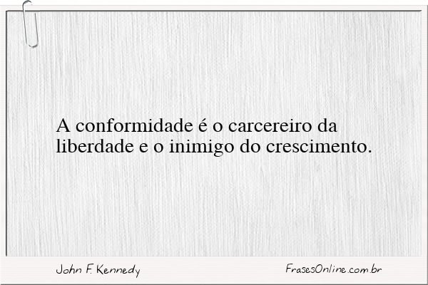 Frase de John F. Kennedy