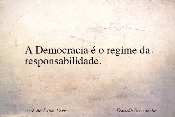 Frase de José de Paiva Netto