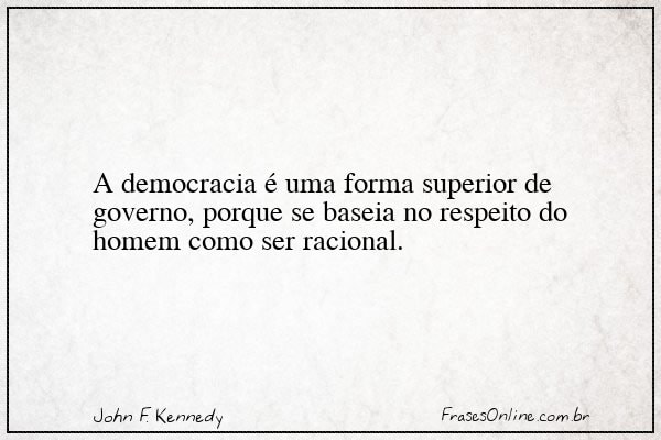 Frase de John F. Kennedy