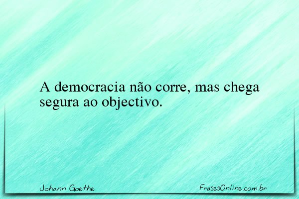 Frase de Johann Goethe